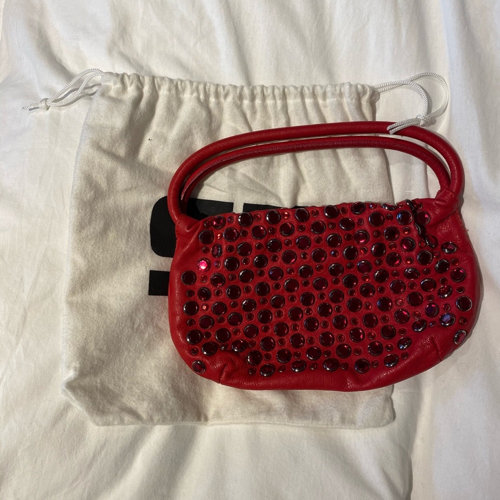 Sonia Rykiel Domino Leather Bag